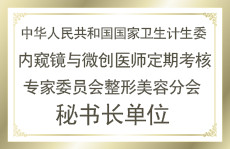 內(nèi)窺鏡與微創(chuàng)醫(yī)師定期考核專家委員會整形美容分會